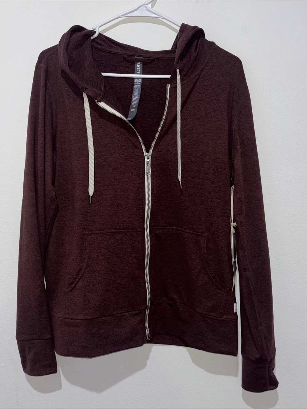 NWT Vuori Halo Performance Hoodie 2.0 Ruby Heather - Picture 7 of 7